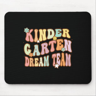 Tapis De Souris Équipe de rêve de maternelle Groovy Premier Jour D