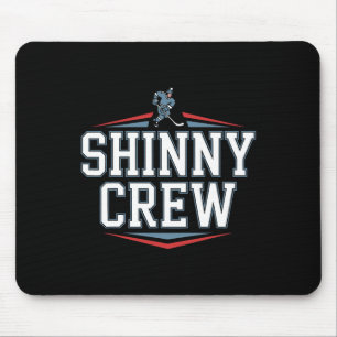 Tapis De Souris Équipe de shinny joue au hockey sur glace