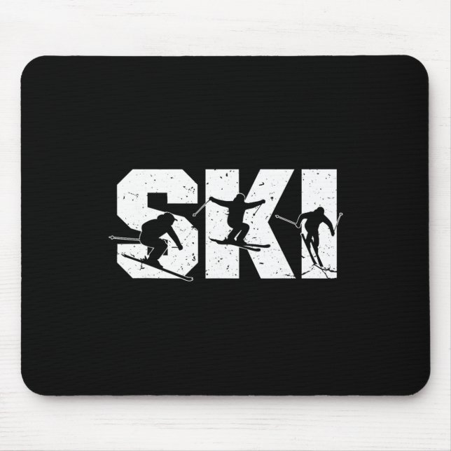 Tapis De Souris Équipe de ski Freestyle Ski drôle extrême Sp (Devant)