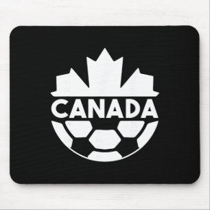 Tapis De Souris Équipe de soccer du Canada Drapeau Feuille de Mapl