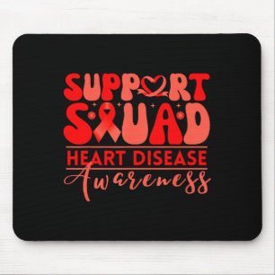 Tapis De Souris Équipe de soutien à la santé cardiaque sensibilisa