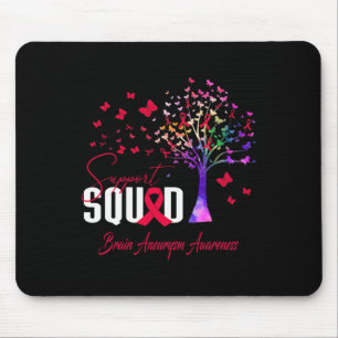 Tapis De Souris Équipe De Soutien À La Sensibilisation À L'Aneurys