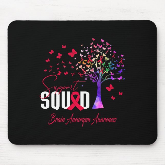 Tapis De Souris Équipe De Soutien À La Sensibilisation À L'Aneurys (Devant)