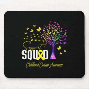 Tapis De Souris Équipe De Soutien À La Sensibilisation Au Cancer C