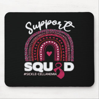Tapis De Souris Équipe de soutien à l'anémie falciforme Burgundy R