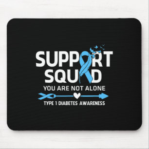 Tapis De Souris Équipe de soutien aux guerriers Type 1 Sensibilisa
