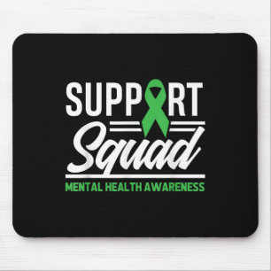 Tapis De Souris Équipe de soutien des guerriers en santé mentale S