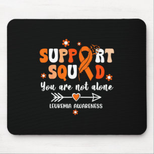 Tapis De Souris Équipe de soutien groove ruban orange sensibilisat