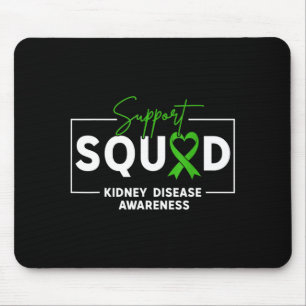 Tapis De Souris Équipe de soutien mois de sensibilisation à la mal