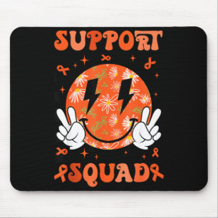 Tapis De Souris Équipe de soutien rétro groovy sclérose en plaques