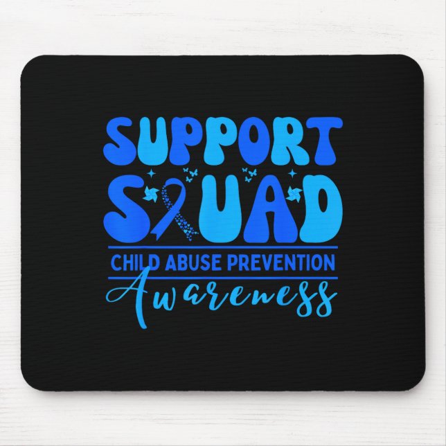 Tapis De Souris Équipe de soutien Sensibilisation à la prévention  (Devant)