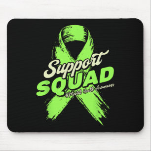 Tapis De Souris Équipe de soutien Sensibilisation à la santé menta