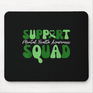 Tapis De Souris Équipe de soutien Sensibilisation à la santé menta