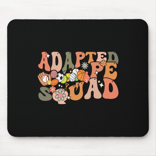 Tapis De Souris Équipe de sport adapté Ck à l'école Enseignant Spo (Devant)