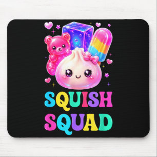 Tapis De Souris Équipe de squish mignonne kawaii boulette bonbon a