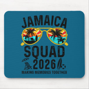 Tapis De Souris équipe de vacances en Jamaïque 2026 voyage de fami