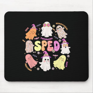 Tapis De Souris Équipe d'enseignement spécial Éffrayante Halloween