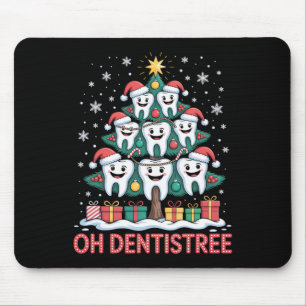 Tapis De Souris Équipe dentaire de Noël Oh Dentistree 