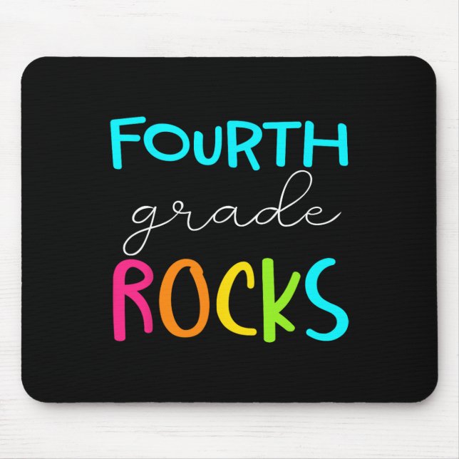 Tapis De Souris Équipe des Rocks de 4e année Enseignant de 4e anné (Devant)