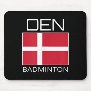 Tapis De Souris Équipe du Danemark de Badminton Athlète danoise De