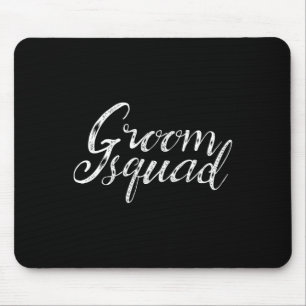 Tapis De Souris Équipe du marié drôle équipe de mariés mariage 