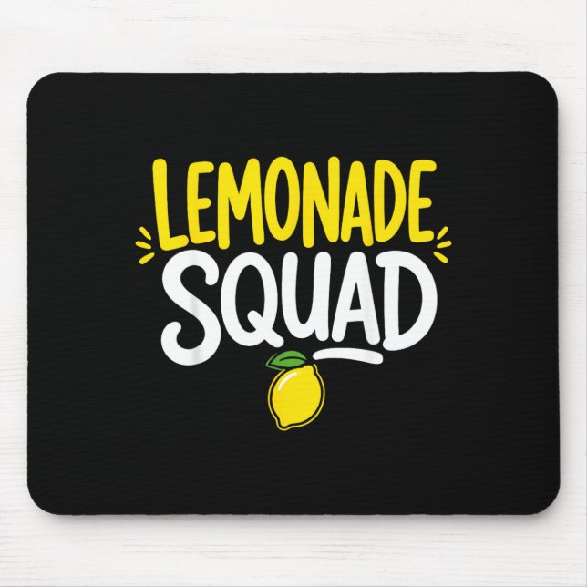 Tapis De Souris Équipe du stand de limonade Équipe de limonade (Devant)
