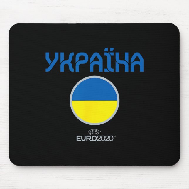 Tapis De Souris Équipe d'Ukraine de l'Euro Uefa (Devant)