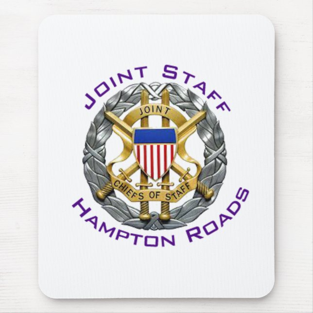 Tapis De Souris Équipe Interarmées - Hampton Roads Mousepad (Verti (Devant)