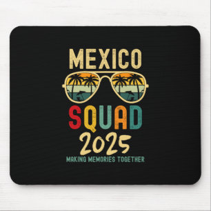Tapis De Souris Équipe Mexique 2025 Vacances Familiales Tropicales