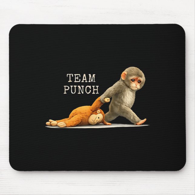 Tapis De Souris Équipe punch - bébé singe punch  (Devant)
