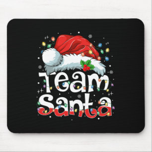 Tapis De Souris Équipe Santa Claus Noël Famille Correspondant Pyja