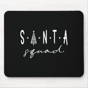 Tapis De Souris Équipe Santa Squad Noël Équipe Santa Crew Famille