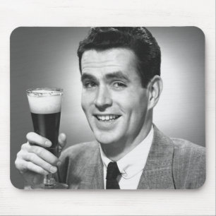 Tapis De Souris Équipez tenir le verre de bière dans le studio B