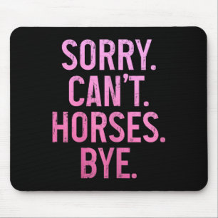 Tapis De Souris Équitation Rider Equestre Désolé Cant Chevaux Par