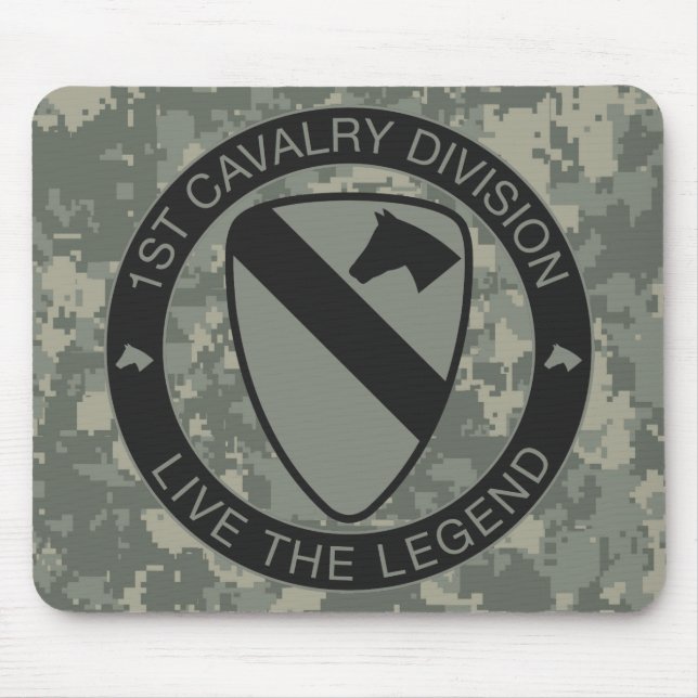 Tapis De Souris ęr ACU de Mousepad de Division de cavalerie (Devant)