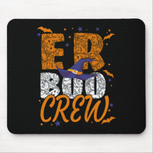 Tapis De Souris Er Boo Crew Halloween Er Tech Technicien D'Urgence