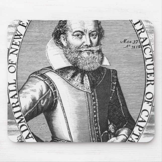 Tapis De Souris Ęr gouverneur de capitaine John Smith de la (Devant)