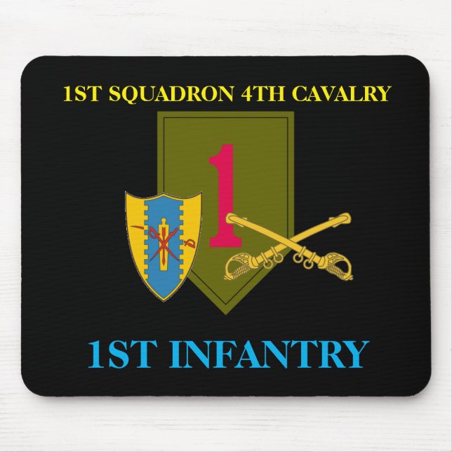 Tapis De Souris ęr INFANTERIE MOUSEPAD de 4ème CAVALERIE (Devant)