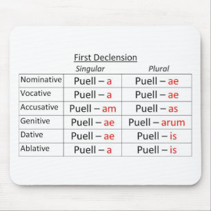 Tapis De Souris Ęr singulier de latin