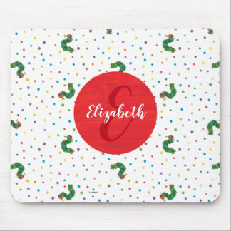 Tapis De Souris Eric Carle | Motif de chenille et de points
