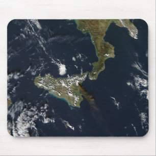 Tapis De Souris Éruption de Mt l'Etna en Sicile