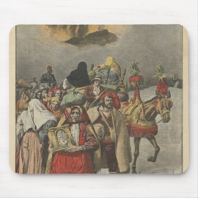 Tapis De Souris Éruption du mont Etna (Devant)