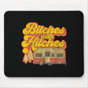 Tapis De Souris Es Avec Hitches Funny Retro Camping Rv Camper Cade