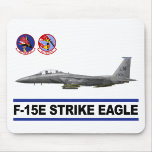 Tapis De Souris Escadron de chasse d'Eagle de grève de F-15E 492n