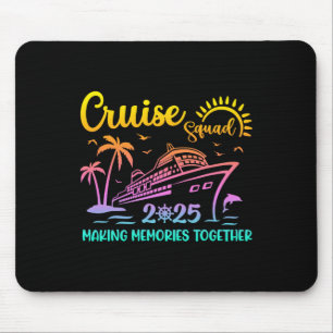 Tapis De Souris Escadron de croisière 2025 Famille amis Vacation C
