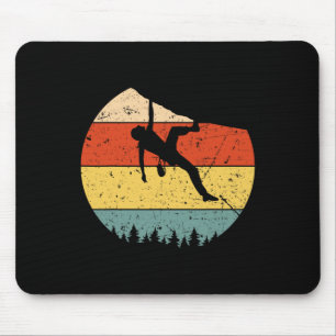 Tapis De Souris Escalade de rochers cool pour hommes femmes grimpe