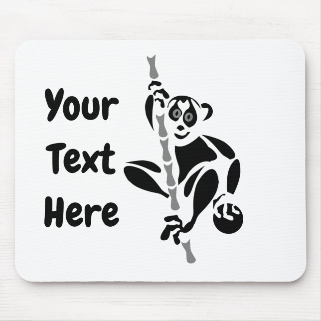 Tapis De Souris Escalade Stencil Slow Loris (Devant)