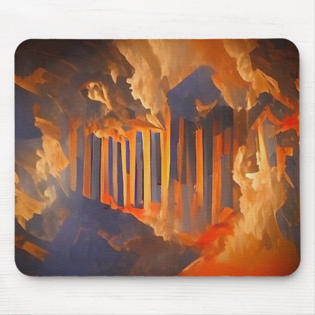 Tapis De Souris Escalier vers le ciel (Devant)