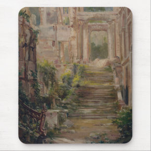 Tapis De Souris Escaliers des ruines du château Saint-Cloud