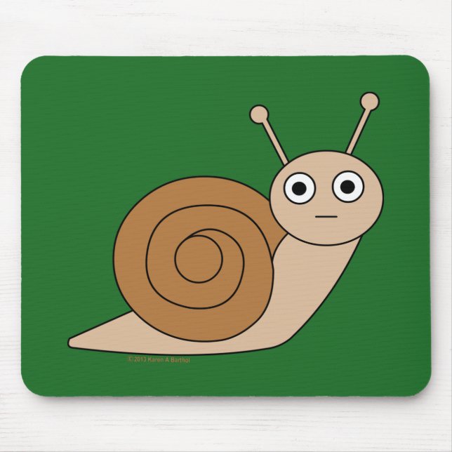 Tapis De Souris Escargot (Devant)